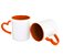 Caneca Alça Coração Laranja - Imagem 2