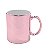 Caneca Cerâmica Metalizada Rosa - 325ml - Imagem 1
