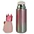 Garrafa Térmica Tampa Coroa com Parede Dupla ROSA - 350ml - Imagem 2
