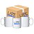 12 Canecas Branca 325ml - LIVE - Imagem 1