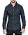 Camisa Ralph Lauren Social masculina Custom Fit Blackout - Imagem 1