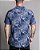 Camisa estampada Floral masculina MC Arraial do Cabo Pacific Blue Marinho - Imagem 3