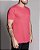 Camiseta masculina Ralph Lauren Custom Fit Basica Rosa Chiclete - Imagem 2