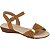SANDÁLIA FEMININA MODARE  PELE STRECH CAMEL - Imagem 1