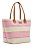 BOLSA FEMININA PALHA  DE PRAIA CHENSON PINK - Imagem 1
