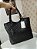 BOLSA FEMININA TRESSÊ ELEGANTE PRETA + NECESSAIRE - Imagem 4