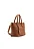BOLSA FEMININA MÉDIA TRESSÊ ELEGANTE  MARROM + NECESSAIRE - Imagem 3