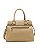 Bolsa Feminina De Mão Com Alça Transversal Bege Clássica Chenson - Imagem 3