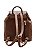 Mochila Feminina Chenson Trend Fashion Glow Detalhes Dourados Cor Café - Imagem 3