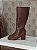 Bota Feminina Cano longo Salto Bloco 6 Cm Offline - Imagem 2