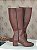 Bota Feminina Cano longo Salto Bloco 6 Cm Offline - Imagem 4