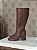 Bota Feminina Cano longo Salto Bloco 6 Cm Offline - Imagem 1
