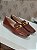 Sapato Mocassim Feminino Detalhes Em Laço Cor Whisky - Imagem 1