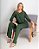 Conjunto Comfy Elegance Verde Militar – Blusa Manga Longa e Calça Wide Leg Tamanho G - Imagem 4