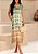 Vestido Midi estampa manual em Viscolycra – Estilo, Conforto e Frescor Tamanho GG - Imagem 3