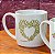 Caneca Porcelana - Coração Cardin - Imagem 1