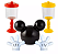 Kit Festa Mickey - 2 Luva + 2 Baleiro Grande + 1 Cabeça - Imagem 1