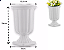 2 Vasos Grego, Taça Romana, Floreira De Plástico, Vaso Par - Imagem 6