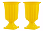 2 Vasos Grego, Taça Romana, Floreira De Plástico, Vaso Par - Imagem 8