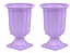 2 Vasos Grego, Taça Romana, Floreira De Plástico, Vaso Par - Imagem 13