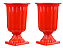 2 Vasos Grego, Taça Romana, Floreira De Plástico, Vaso Par - Imagem 3