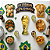 Kit Festa Futebol Copa do Mundo Brasil Completo – Bandejas Futebol, Petisqueiras, Cumbucas e Taça copa do mundo - Imagem 1