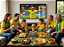 Kit Festa Futebol Copa do Mundo Brasil Completo – Bandejas Futebol, Petisqueiras, Cumbucas e Taça copa do mundo - Imagem 3