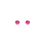 Brinco Ponto Safira pink - Imagem 1