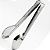 Pegadores de Saladas e Massas Inox Grande com Dentes e Pequeno - Imagem 2