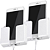 Kit 2 Suportes para Celular com Fita Dupla Face Autoadesivos - Imagem 1