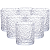 Kit 6 Copos para Whisky em Cristal Martelado Petra 340 ml - Imagem 1