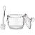 Meleira em Cristal com Colher e Bolinhas Pearl - Imagem 4