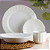 Jogo de Jantar em Porcelana Branco 16 Peças Pratos e Xícaras - Imagem 2