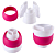 Kit 3 Mangas Reutilizáveis p/ Confeitar + Adaptador Triplo - Imagem 4