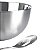 Saladeira Bowl Aço Inoxidável c/ Talheres Misturadores 24 cm - Imagem 3