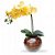 Orquídea Yellow em Vidro - Imagem 1