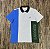 Polo Lacoste Letreiro Azul/Cinza/Verde - Imagem 1