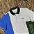 Polo Lacoste Letreiro Azul/Cinza/Verde - Imagem 2