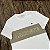 Camiseta Lacoste Letreiro Branco/Bege - Imagem 2
