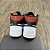 Tênis Nike Air Jordan 1 Mid Black Toe White Red - Imagem 4