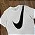 Camiseta Nike Sportswear Big Swoosh Branco c/ Preto - Imagem 2