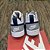 Tenis Nike Borough Low Cinza/Branco/Azul - Imagem 4