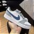 Tenis Nike Borough Low Cinza/Branco/Azul - Imagem 2