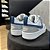 Tenis Nike Borough Low Cinza/Branco/Azul - Imagem 4