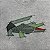 Camiseta Lacoste Big Croco Bordado Cinza - Imagem 3