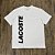 Camiseta Lacoste Letreiro TH6047 Branca - Imagem 1