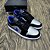 Tênis Nike Air Jordan 1 Low Royal Metallic Platinum - Imagem 3