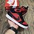 Tênis Nike Court Borough Mid Preto c/ Vermelho - Imagem 2