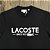 Camiseta Lacoste "SINCE 1933" TH6541 Preta - Imagem 3