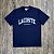 Camiseta Lacoste Letreiro TH6565 Azul - Imagem 1